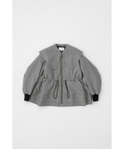 ENFOLD（エンフォルド）の「WOグレンチェック ビックカラーペプラム