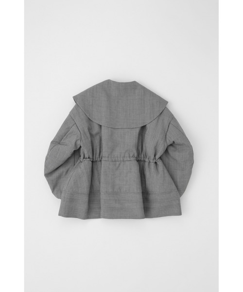 ENFOLD（エンフォルド）の「WOグレンチェック ビックカラーペプラム