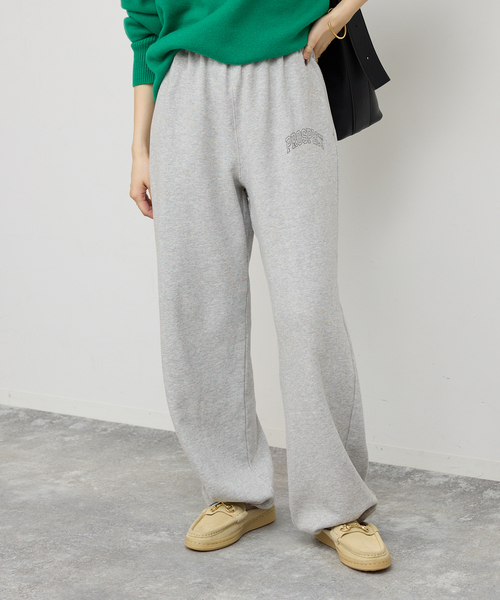 Spick & Span（スピックアンドスパン）の「2WAYロゴスウェットパンツ（スウェットパンツ・レディース・ライトグレー/アイボリー・36/38）」の6枚目の写真