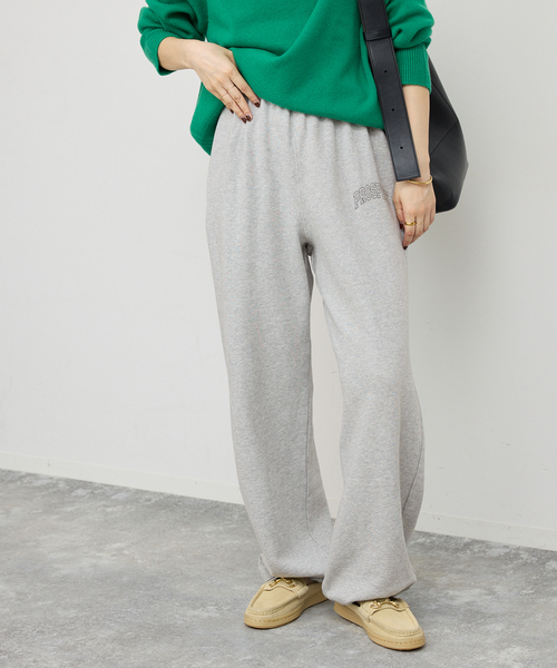 Spick & Span（スピックアンドスパン）の「2WAYロゴスウェットパンツ（スウェットパンツ・レディース・ライトグレー/アイボリー・36/38）」の7枚目の写真