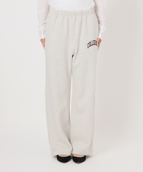 Spick & Span（スピックアンドスパン）の「2WAYロゴスウェットパンツ（スウェットパンツ・レディース・ライトグレー/アイボリー・36/38）」の21枚目の写真