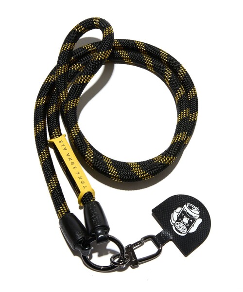 FREAK'S STORE（フリークスストア）の「YONAYONA ALE × YOSEMITE STRAP/よなよなエール × ヨセミテストラップ YONAYONA ALE MOBILESTRAP（スマホグッズ・メンズ・ブラック/イエロー・ONE SIZE）」の3枚目の写真