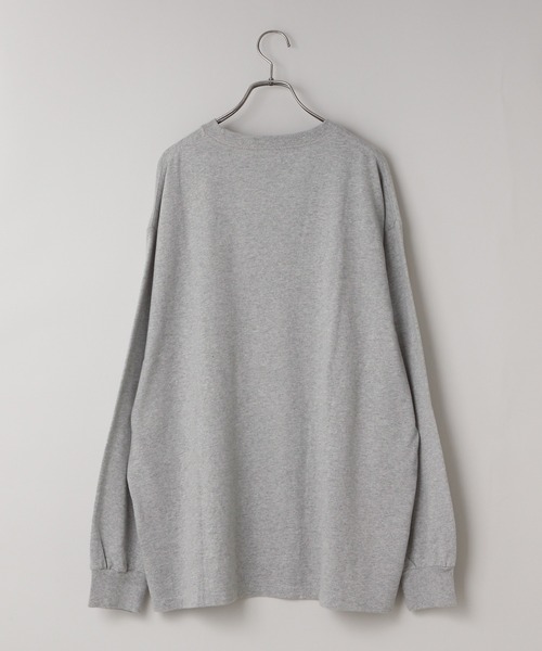 LOWRYS FARM（ローリーズファーム）の「【LFM(U)】ＭＬＢ＊ＳＮＯＯＰＹロンＴ　579332（Tシャツ/カットソー・メンズ・ネイビー/ブラウン/グレー/オフホワイト・MEDIUM/LARGE）」の9枚目の写真