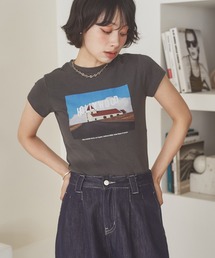 holly wood photo print tee /ハリウッドフォトプリントT