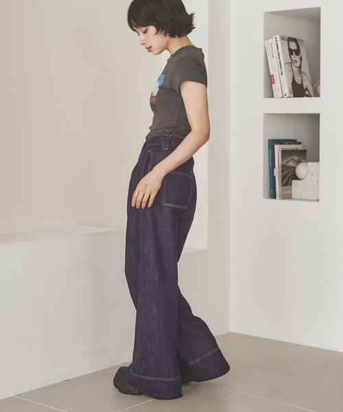 LAULEN(ローレン)の「holly wood photo print tee /ハリウッドフォトプリントT(Tシャツ/カットソー・レディース・グレー系2/グレー系1・FREE)」の18枚目の写真
