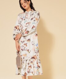 Sunauna | 【COLLECTION LINE】チャイナ花柄ワンピース(ワンピース)