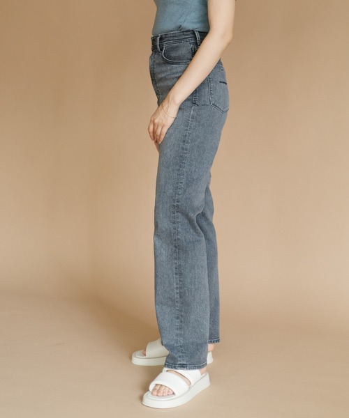 AMERICAN RAG CIE（アメリカンラグシー）の「YANUK ボーイズストレート"LEA"（デニムパンツ・レディース・サックスブルー/グレー・23/25/24）」の14枚目の写真