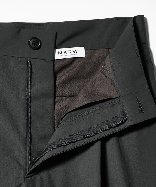 MARW UNITED ARROWS（マルゥ ユナイテッドアローズ）の「＜MARW UNITED ARROWS＞タック ワイド テーパード パンツ（スラックス・レディース・オリーブ/ダークグレー・36/38）」の16枚目の写真