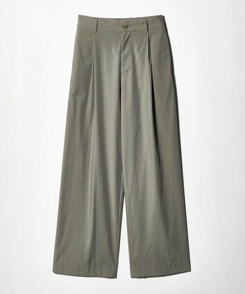 MARW UNITED ARROWS（マルゥ ユナイテッドアローズ）の「＜MARW UNITED ARROWS＞タック ワイド テーパード パンツ（スラックス・レディース・オリーブ/ダークグレー・36/38）」の19枚目の写真