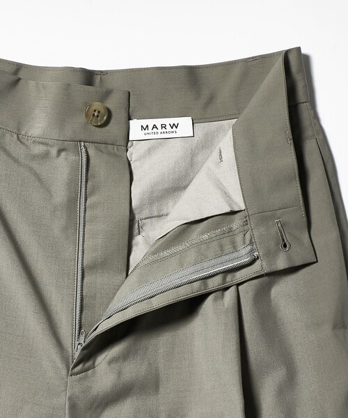 MARW UNITED ARROWS（マルゥ ユナイテッドアローズ）の「＜MARW UNITED ARROWS＞タック ワイド テーパード パンツ（スラックス・レディース・オリーブ/ダークグレー・36/38）」の22枚目の写真