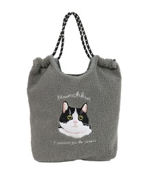 【SETUP7】アニマル e.e.p.ボア刺繍コードトート SNBD