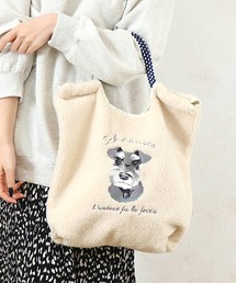 【SETUP7】アニマル e.e.p.ボア刺繍コードトート SNBD