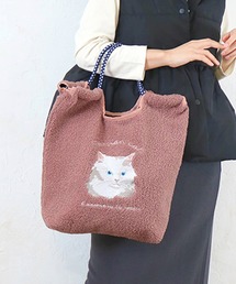 【SETUP7】アニマル e.e.p.ボア刺繍コードトート SNBD