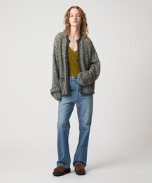 6 | <6(ROKU)>ミックスニット カーディガン(カーディガン/ボレロ)