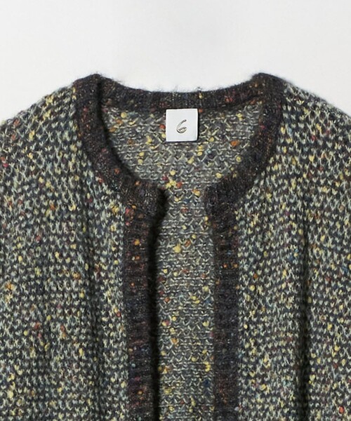 6(ROKU)＞ミックスニット カーディガン（カーディガン/ボレロ）｜6