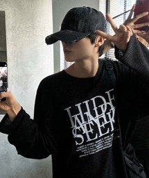 COSYHARU（コシハル）の「ドープレタリングニット長袖Tシャツ（Tシャツ/カットソー）」