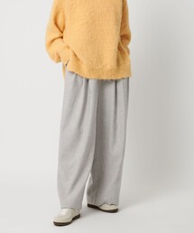 CITEN | ＜CITEN＞ウールミックス3タックイージーワイドパンツ ライトグレー(スラックス)
