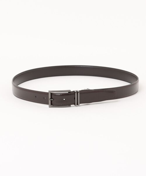 TAKA-Q(タカキュー)の「【ダブルサルカン 表牛革】タカキュー シングルピンベルト(ベルト・メンズ・ダークウッド/ブラック・FREE)」の11枚目の写真