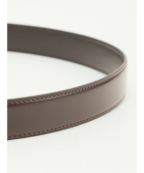 TAKA-Q(タカキュー)の「【ダブルサルカン 表牛革】タカキュー シングルピンベルト(ベルト・メンズ・ダークウッド/ブラック・FREE)」の9枚目の写真