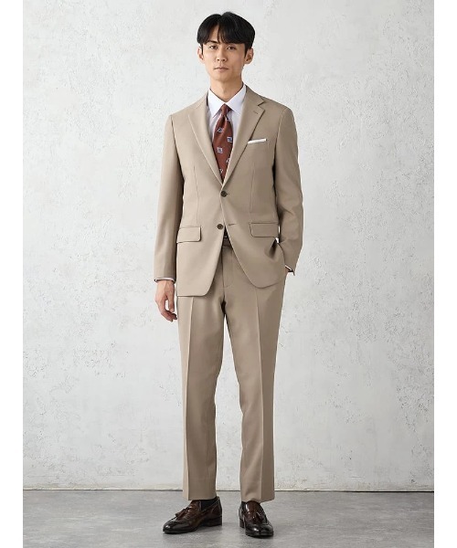 Perfect Suit FActory(パーフェクトスーツファクトリー)の「ヴィンテージネクタイ ダイヤ小紋柄 オレンジ/ベージュ/グリーン(ネクタイ・メンズ・ベージュ/グリーン/オレンジ・FREE)」の6枚目の写真