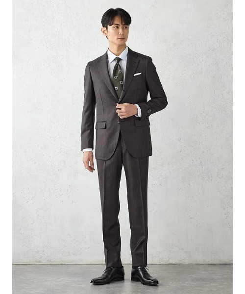 Perfect Suit FActory(パーフェクトスーツファクトリー)の「ヴィンテージネクタイ ダイヤ小紋柄 オレンジ/ベージュ/グリーン(ネクタイ・メンズ・ベージュ/グリーン/オレンジ・FREE)」の9枚目の写真