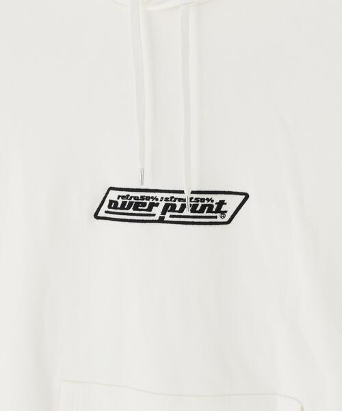 over print(オーバープリント)の「overprint/オーバープリント/Break Stuff Hoodie(パーカー・メンズ・ホワイト/グレー・M/L/XL)」の5枚目の写真