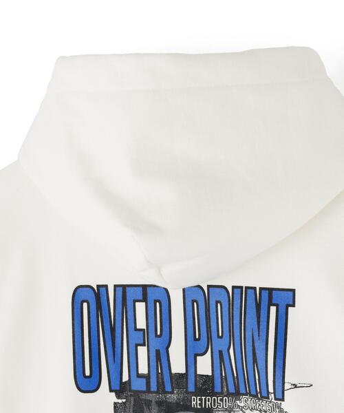 over print(オーバープリント)の「overprint/オーバープリント/Break Stuff Hoodie(パーカー・メンズ・ホワイト/グレー・M/L/XL)」の10枚目の写真