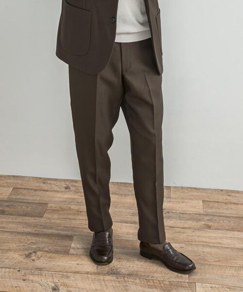 URBAN RESEARCH DOORS（アーバンリサーチドアーズ）の「LIFE STYLE TAILOR　ウールライクツイルコンフォータブルパンツ（スーツパンツ・メンズ・ネイビー/ブラウン系その他/グレー系その他・LARGE/SMALL/MEDIUM/X-LARGE）」の18枚目の写真