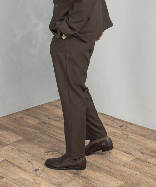 URBAN RESEARCH DOORS（アーバンリサーチドアーズ）の「LIFE STYLE TAILOR　ウールライクツイルコンフォータブルパンツ（スーツパンツ・メンズ・ネイビー/ブラウン系その他/グレー系その他・LARGE/SMALL/MEDIUM/X-LARGE）」の19枚目の写真