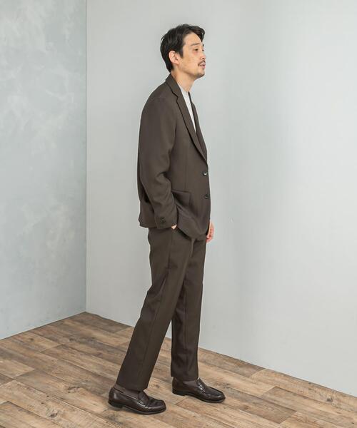 URBAN RESEARCH DOORS（アーバンリサーチドアーズ）の「LIFE STYLE TAILOR　ウールライクツイルコンフォータブルパンツ（スーツパンツ・メンズ・ネイビー/ブラウン系その他/グレー系その他・LARGE/SMALL/MEDIUM/X-LARGE）」の21枚目の写真