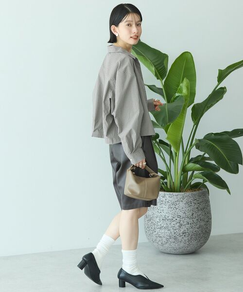 AMERICAN HOLIC（アメリカンホリック）の「フェイクレザーハーフパンツ（その他パンツ・レディース・ブラック/ブラウン・M/L）」の20枚目の写真
