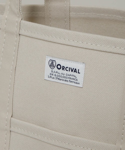 ORCIVAL(オーシバル)の「ORCIVAL/PRINT TOTE BAG SMALL(トートバッグ・レディース・チャコール/ベージュ・FREE)」の6枚目の写真