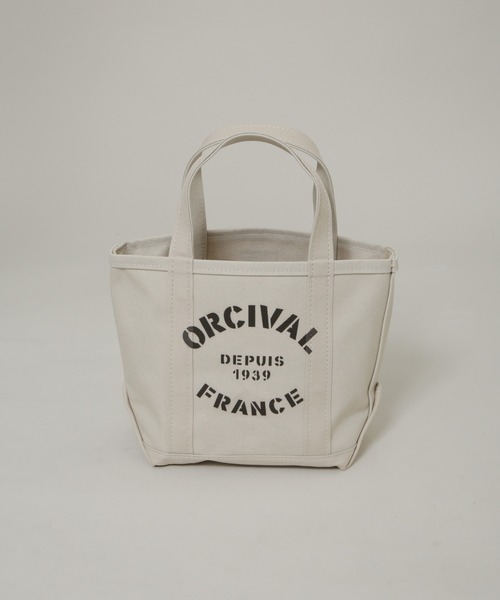 ORCIVAL(オーシバル)の「ORCIVAL/PRINT TOTE BAG SMALL(トートバッグ・レディース・チャコール/ベージュ・FREE)」の9枚目の写真