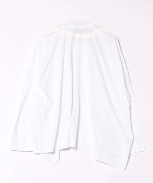 Vivienne Westwood（ヴィヴィアンウエストウッド）の「ｵｰｶﾞﾆｯｸｺｯﾄﾝ天竺Pearl PrintﾚｸﾞﾀﾝｸﾞﾙL/STｼｬﾂ（Tシャツ/カットソー・レディース・ブラック/ホワイト・FREE）」の3枚目の写真