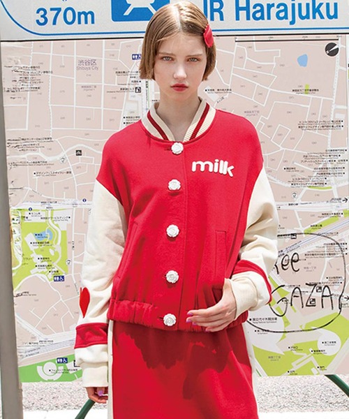 LOGO ROOM スタジャン（スタジャン）｜MILK（ミルク）のファッション