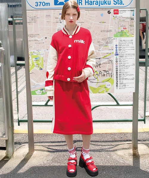 LOGO ROOM スタジャン（スタジャン）｜MILK（ミルク）のファッション