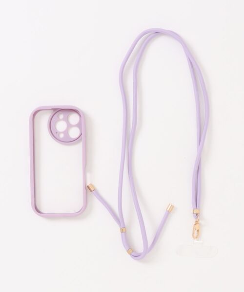 LUGG NAGG(ラグナグ)の「【LUGG NAGG】耐衝撃吸収クリアiphoneケース(ストラップ付き)(スマホケース/カバー・メンズ・ブラック/ホワイト/ピンク/パープル・iPhone 15/iPhone 15 Pro/iPhone 16/iPhone 16 Pro)」の5枚目の写真