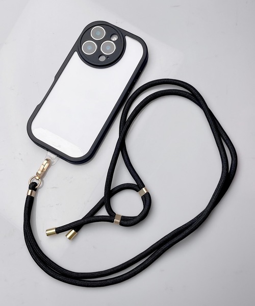 LUGG NAGG（ラグナグ）の「【LUGG NAGG】耐衝撃吸収クリアiphoneケース(ストラップ付き)（スマホケース/カバー）」 - WEAR