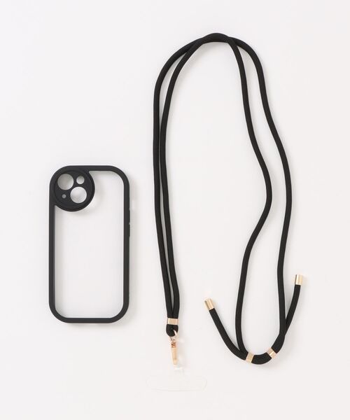 LUGG NAGG(ラグナグ)の「【LUGG NAGG】耐衝撃吸収クリアiphoneケース(ストラップ付き)(スマホケース/カバー・メンズ・ブラック/ホワイト/ピンク/パープル・iPhone 15/iPhone 15 Pro/iPhone 16/iPhone 16 Pro)」の10枚目の写真