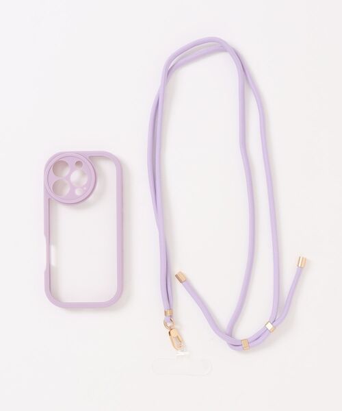 LUGG NAGG(ラグナグ)の「【LUGG NAGG】耐衝撃吸収クリアiphoneケース(ストラップ付き)(スマホケース/カバー・メンズ・ブラック/ホワイト/ピンク/パープル・iPhone 15/iPhone 15 Pro/iPhone 16/iPhone 16 Pro)」の11枚目の写真