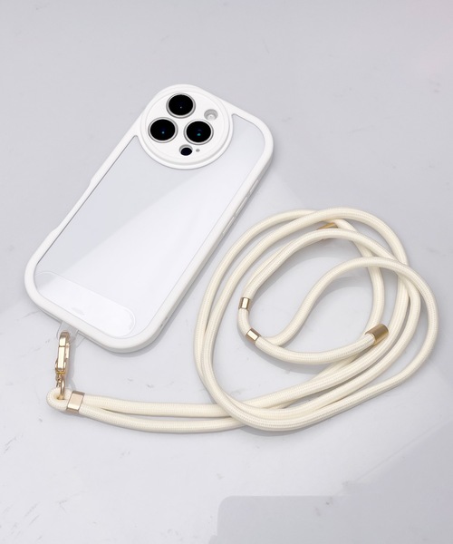 LUGG NAGG(ラグナグ)の「【LUGG NAGG】耐衝撃吸収クリアiphoneケース(ストラップ付き)(スマホケース/カバー・メンズ・ブラック/ホワイト/ピンク/パープル・iPhone 15/iPhone 15 Pro/iPhone 16/iPhone 16 Pro)」の21枚目の写真
