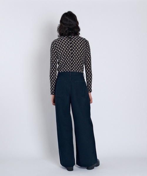TANAKA(タナカ)の「HAKAMA JEAN TROUSERS(デニムパンツ・メンズ・ブラック・30/28)」の3枚目の写真