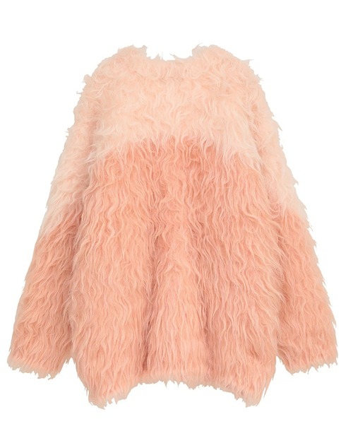 CLANE/クラネ】BI COLOR SHAGGY KNIT CARDIGAN/バイカラー