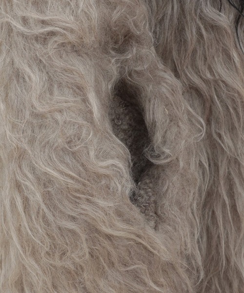 CLANE(クラネ)の「【CLANE/クラネ】BI COLOR SHAGGY KNIT CARDIGAN/バイカラーシャギーニットカーディガン/秋服(カーディガン/ボレロ・レディース・アイボリー/ピンク/マルチ・1)」の22枚目の写真