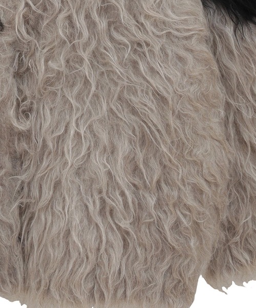 CLANE(クラネ)の「【CLANE/クラネ】BI COLOR SHAGGY KNIT CARDIGAN/バイカラーシャギーニットカーディガン/秋服(カーディガン/ボレロ・レディース・アイボリー/ピンク/マルチ・1)」の20枚目の写真