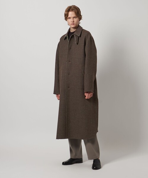 LOEFF＞ガンクラブチェック リバーシブル コート（その他アウター