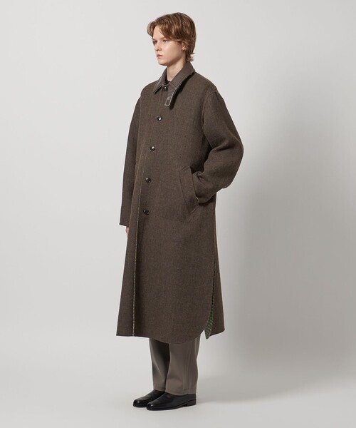 LOEFF＞ガンクラブチェック リバーシブル コート（その他アウター