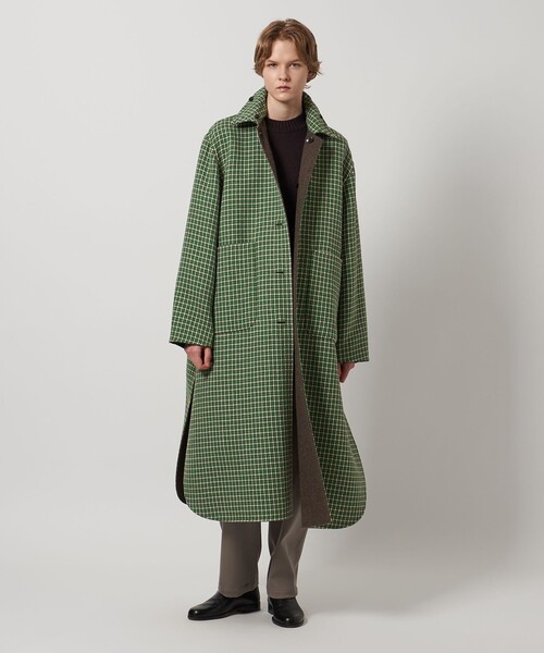 REONARD　リバーシブルコート LOEFF＞ガンクラブチェック リバーシブル コート（その他アウター