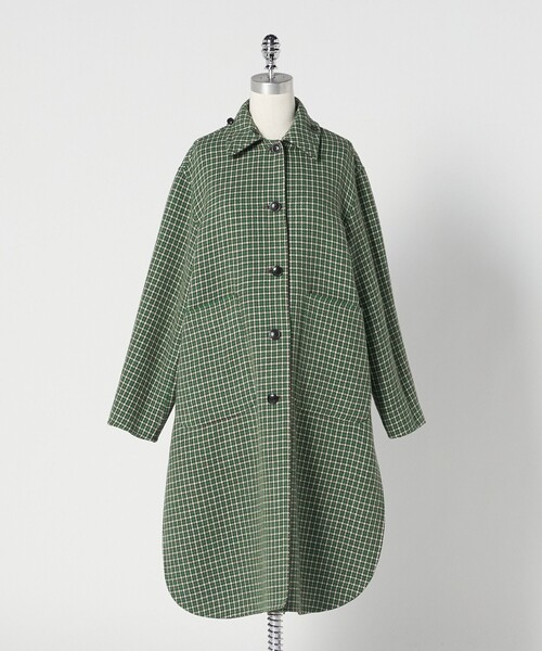 LOEFF＞ガンクラブチェック リバーシブル コート（その他アウター