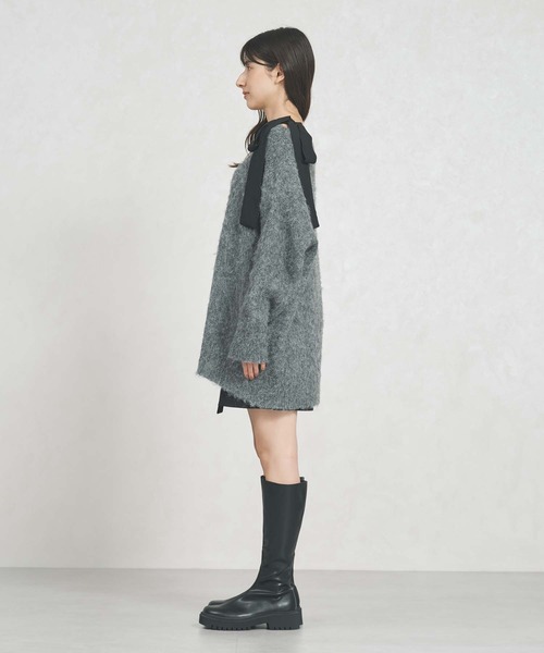 31 Sons de mode(トランテアン ソン ドゥ モード)の「2025秋冬新作 肩リボン ふわもこ ニット(ニット/セーター・レディース・グレー/ピンク/アイボリー・フリ-)」の15枚目の写真